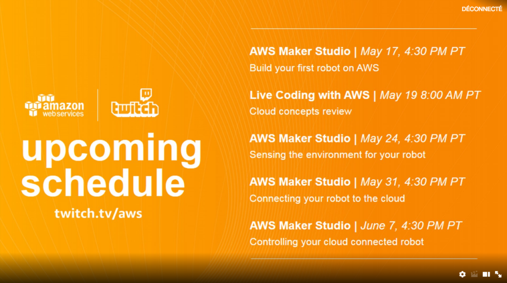 Amazon Web Services lance une chaine Twitch Amazon Web Services lance une chaine Twitch