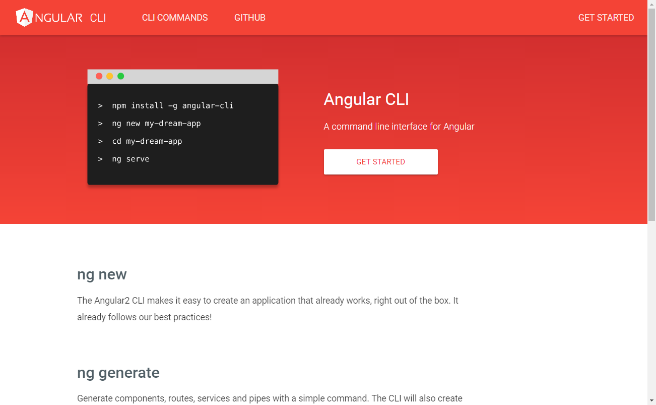 Angular CLI : Une interface de ligne de commande pour Angular Angular CLI : Une interface de ligne de commande pour Angular