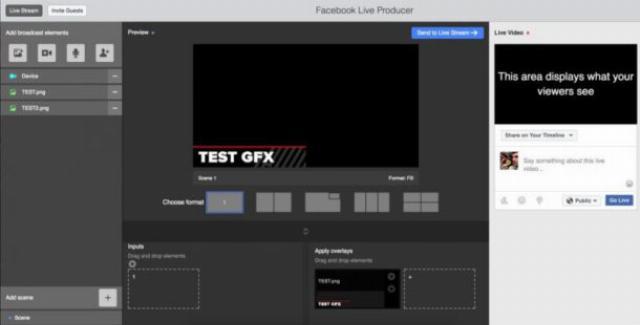 Facebook Live Producer : un outil de production avancé, intégré au réseau social Facebook Live Producer : un outil de production avancé, intégré au réseau social