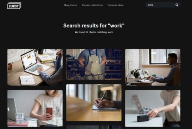 Burst : un moteur de recherche complet et gratuit de photos libres de droits Burst : un moteur de recherche complet et gratuit de photos libres de droits