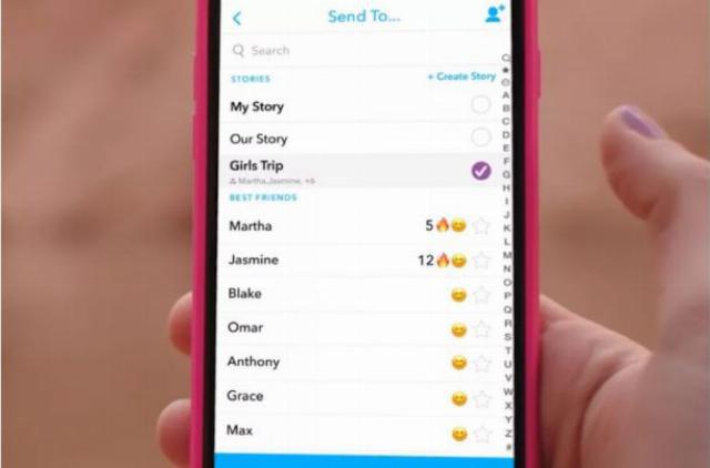Snapchat lance les stories de groupe Snapchat lance les stories de groupe