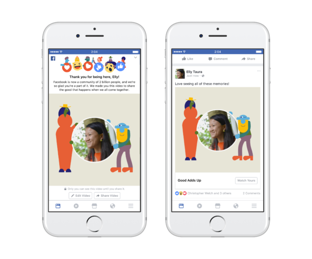 2 milliards d’utilisateurs sur Facebook 2 milliards d’utilisateurs sur Facebook