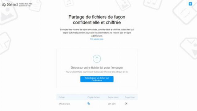Mozilla lance Send : un service gratuit et sécurisé d’envoi de fichiers Mozilla lance Send : un service gratuit et sécurisé d’envoi de fichiers