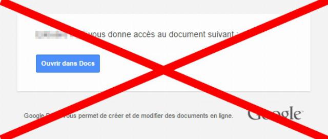 Google : un piratage se propage via Gmail, ne cliquez pas sur le (faux) fichier Google Docs Google : un piratage se propage via Gmail, ne cliquez pas sur le (faux) fichier Google Docs