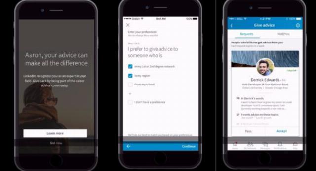 LinkedIn lance un service de mentoring entre membres LinkedIn lance un service de mentoring entre membres