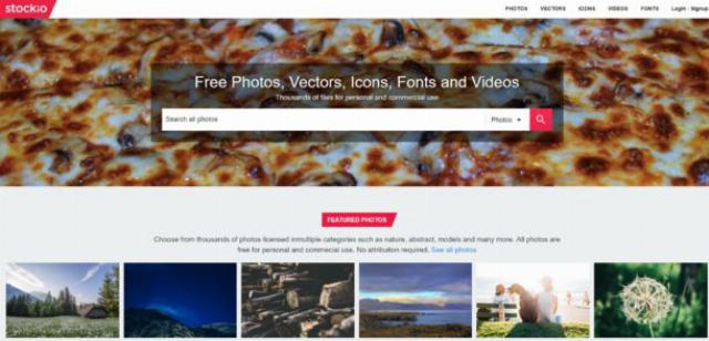 Stock.io : un moteur de recherche de photos, vidéos, icônes, et polices libres de droits Stock.io : un moteur de recherche de photos, vidéos, icônes, et polices libres de droits