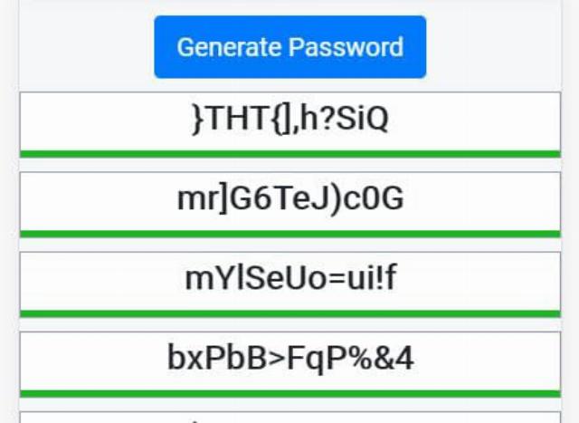 Générateur de mot de passe
