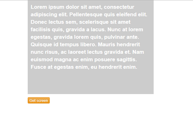 Convertir une div en image