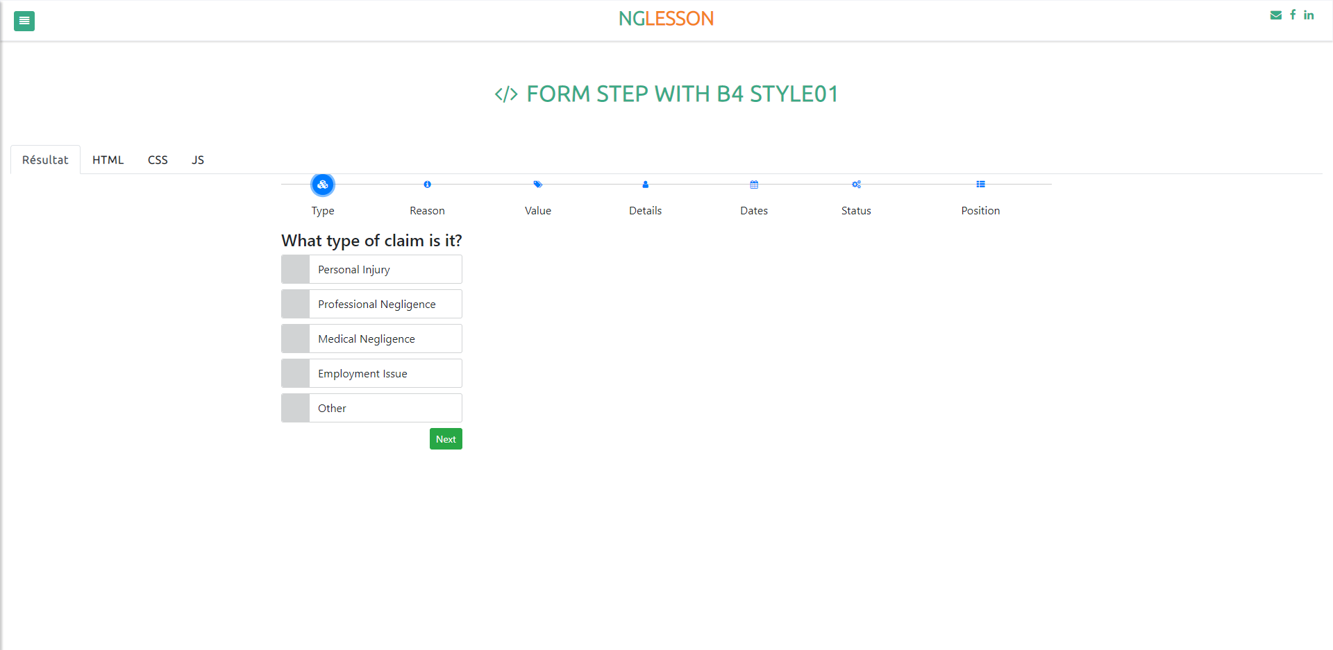 Footer Responsive avec Bootstrap4
