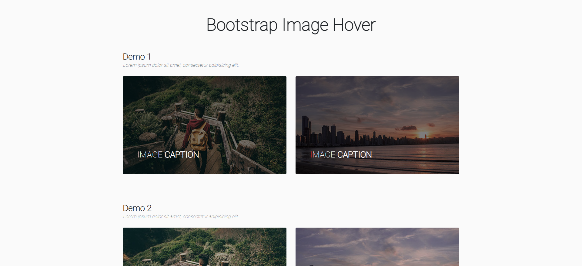 Image hover Inspiration styles